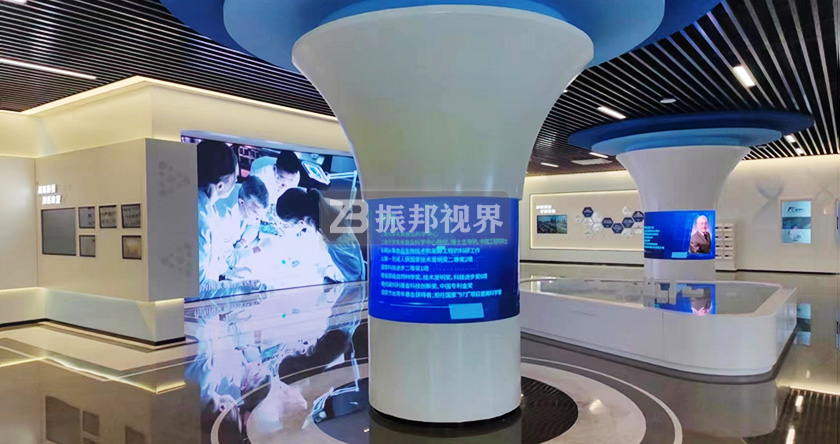 展廳流光柱展項(xiàng)